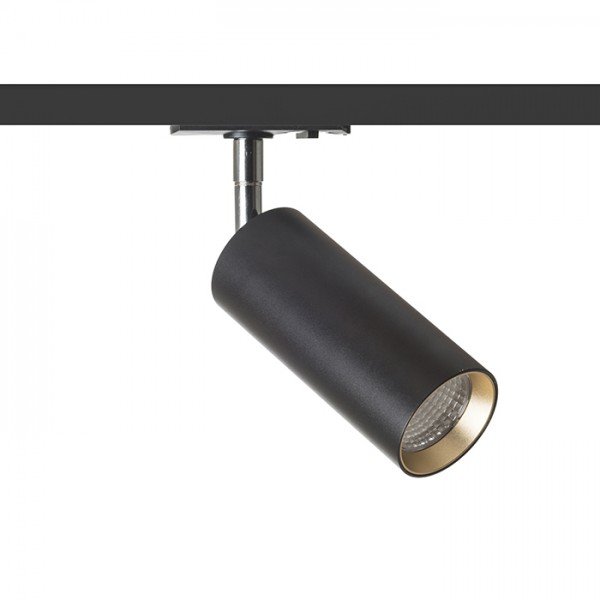 MAVRO DIMM pro jednookr. lištu černá/zlatá 230V LED 12W 38° 3000K - RED - DESIGN RENDL