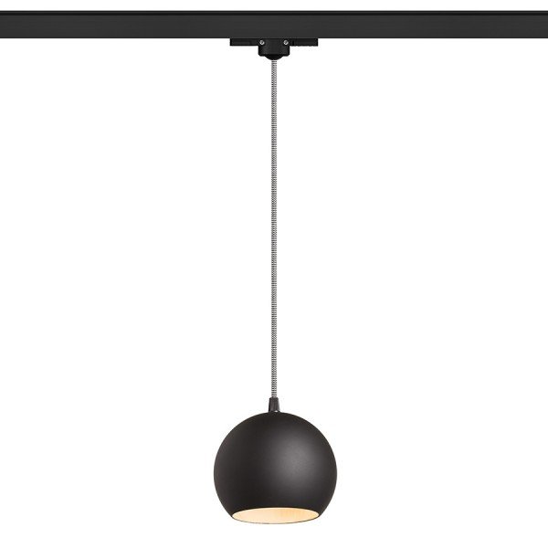 COPA pro tříokr. lištu černá sklo 230V E27 28W - RED - DESIGN RENDL