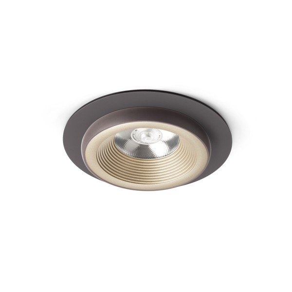 SHARM R I zápustná perleťová zlatá/hnědá 230V LED 10W 24° 3000K - RED - DESIGN RENDL