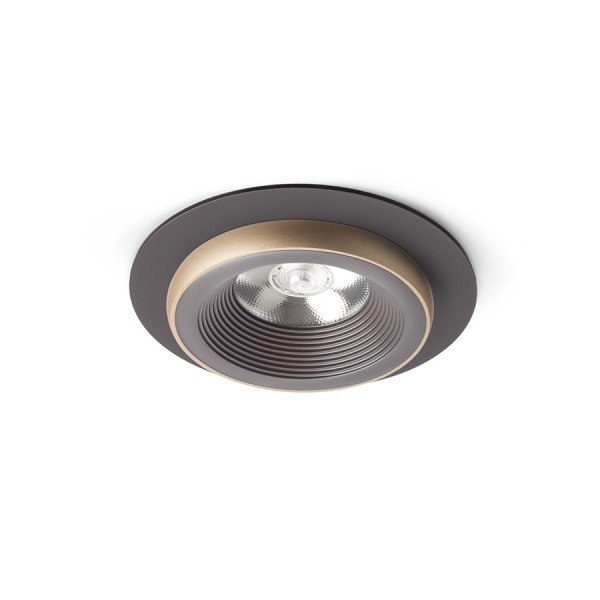 SHARM R I zápustná hnědá/perleťová zlatá 230V LED 10W 24° 3000K - RED - DESIGN RENDL