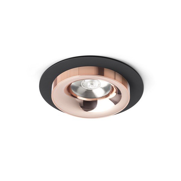 SHARM R I zápustná černá měď/měď 230V LED 10W 24° 3000K - RED - DESIGN RENDL