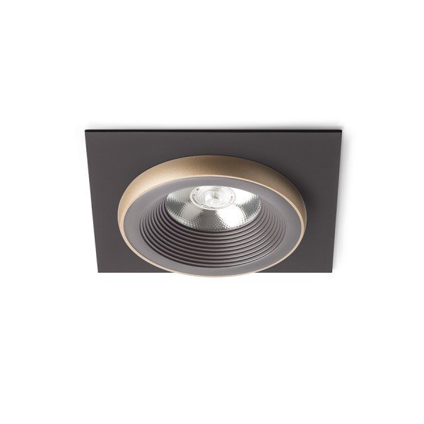 SHARM SQ I zápustná hnědá/perleťová zlatá 230V LED 10W 24° 3000K - RED - DESIGN RENDL