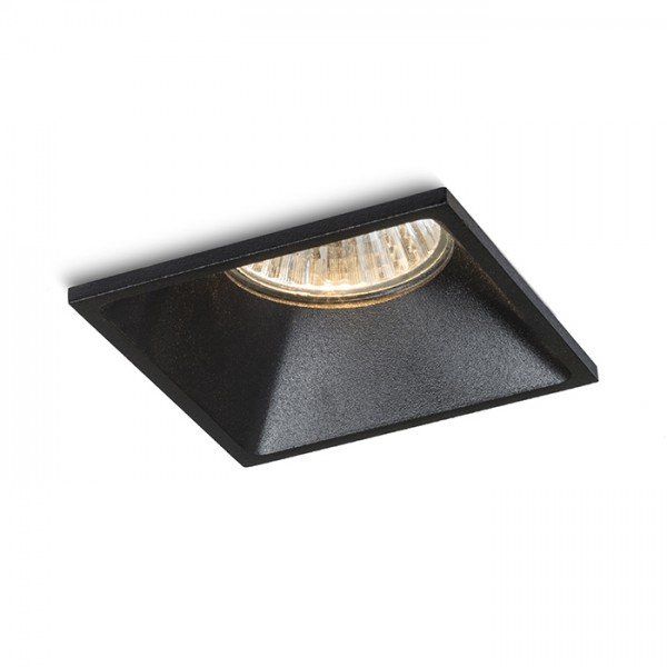 ZURI SQ zápustná černá 230V GU10 35W - RED - DESIGN RENDL
