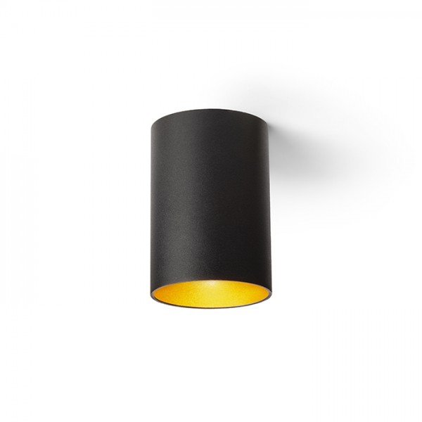 Levně CONNOR stropní černá/zlatá 230V LED GU10 10W - RED - DESIGN RENDL