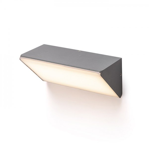 ANDANTE nástěnná antracitová matny akryl 230V LED 21W IP65 3000K - RED - DESIGN RENDL