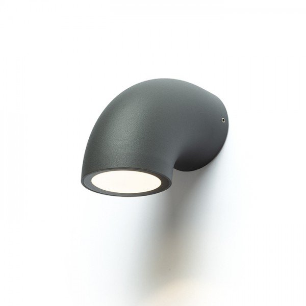 PIPER nástěnná antracitová 230V LED 6W IP54 3000K - RED - DESIGN RENDL