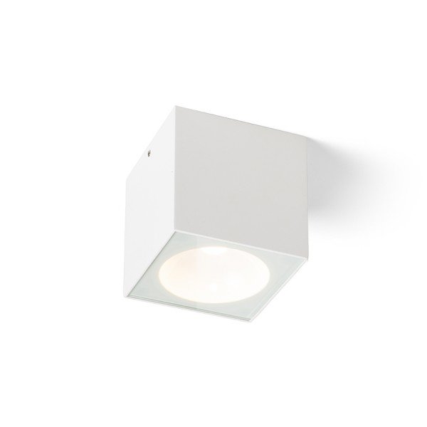 Levně SENZA SQ stropní bílá čiré sklo 230V LED 6W IP65 3000K - RED - DESIGN RENDL