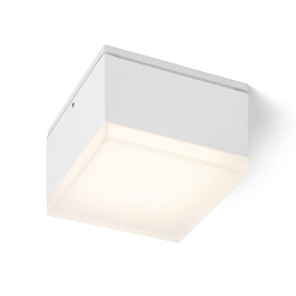 Levně ORIN SQ stropní bílá satinovaný akryl 230V LED 10W IP54 3000K - RED - DESIGN RENDL