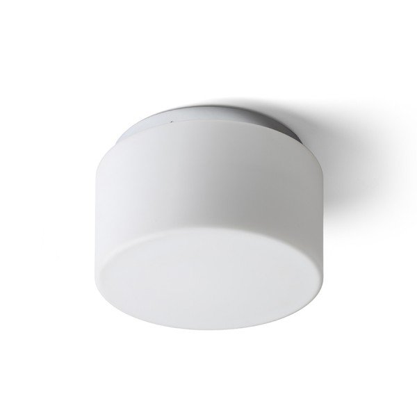 Levně ARANA R 27 stropní opálové sklo/chrom 230V E27 20W IP44 - RED - DESIGN RENDL