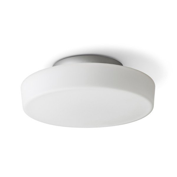 Levně ZARA LED 26 stropní opálové sklo/chrom 230V LED 12W IP44 3000K - RED - DESIGN RENDL