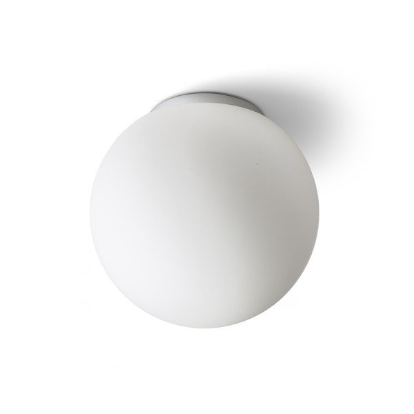 Levně BOLLY 26 stropní opálové sklo/chrom 230V E27 15W IP44 - RED - DESIGN RENDL