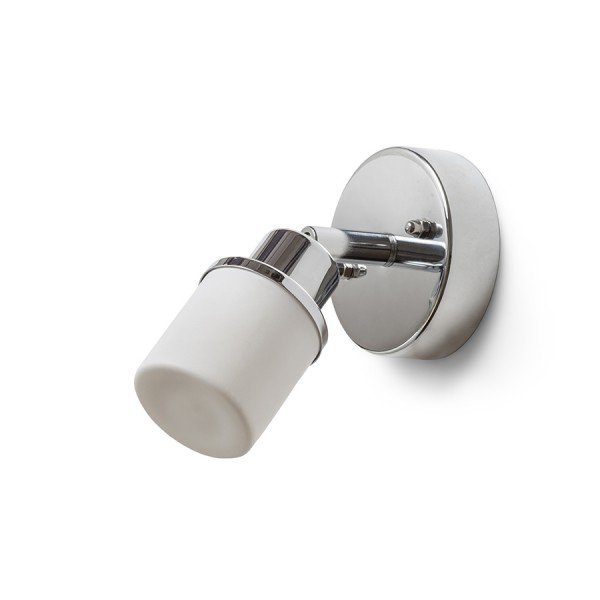 LINN I nástěnná opálové sklo/chrom 230V G9 LED 3W IP44 - RED - DESIGN RENDL