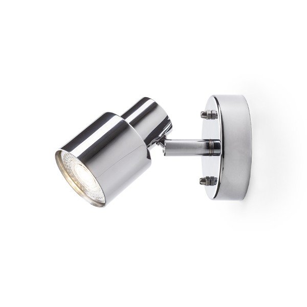 VALTO I nástěnná chrom 230V GU10 LED 5W IP44 - RED - DESIGN RENDL