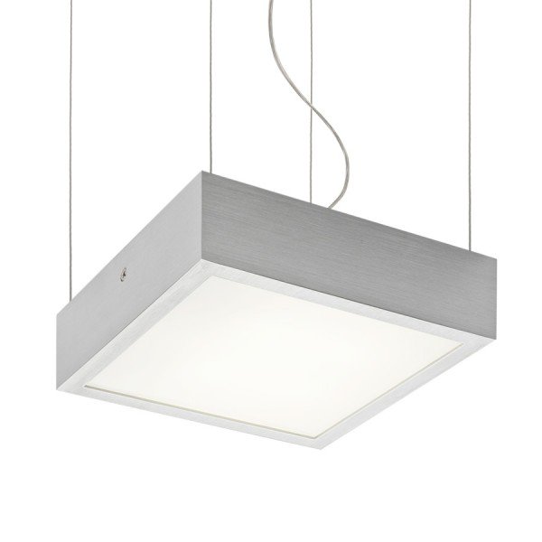 STRUCTURAL LED 20x20 závěsná česaný hliník 230V LED 12W 3000K - RED - DESIGN RENDL