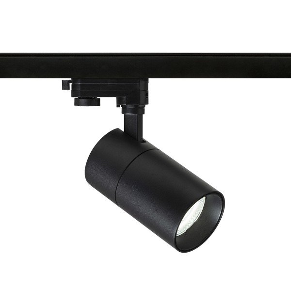 WISH 20 DIMM pro tříokr. lištu černá 230V LED 20W 36° 3000K 4000K 5000K - RED - DESIGN RENDL