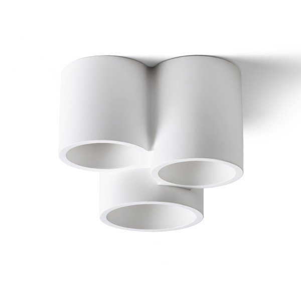 Levně GINA III stropní sádrová 230V LED GU10 3x5W - RED - DESIGN RENDL