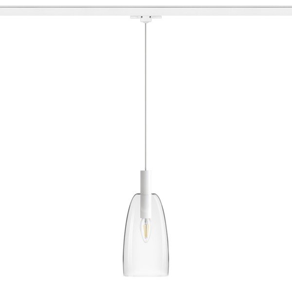 BELLINI pro tříokr. lištu bílá čiré sklo 230V E14 15W - RED - DESIGN RENDL