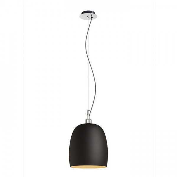 COROA NEW 28 závěsná černá chrom 230V E27 53W - RED - DESIGN RENDL