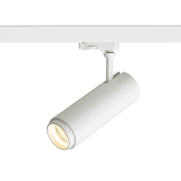 FOCUS 20 DIMM pro tříokr. lištu bílá 230V LED 20W 10 60° 3000K 4000K 5000K - RED - DESIGN RENDL