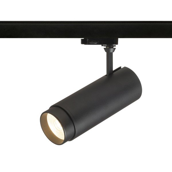 FOCUS 30 DIMM pro tříokr. lištu černá 230V LED 30W 10 60° 3000K 4000K 5000K - RED - DESIGN RENDL