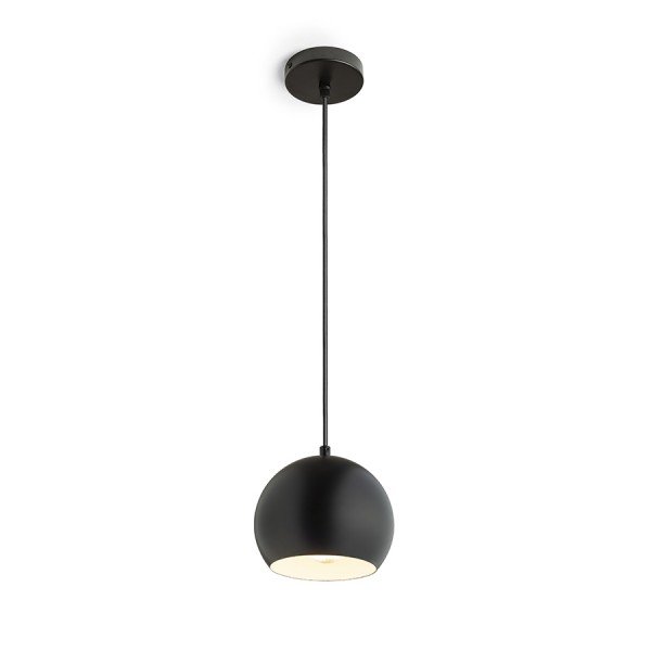 AGNETA závěsná černá 230V E27 40W - RED - DESIGN RENDL
