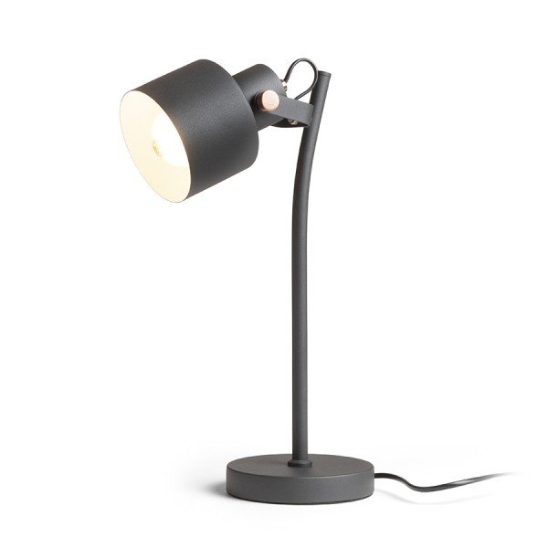 CELEIA stolní matná černá česaná měď 230V E27 40W - RED - DESIGN RENDL