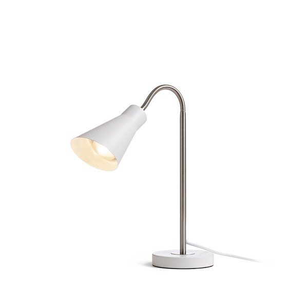 ANIKA stolní matná bílá matný nikl 230V E27 40W - RED - DESIGN RENDL