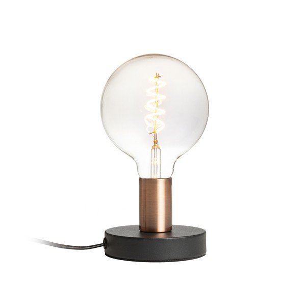 ALGOT stolní černá česaná měď 230V E27 40W - RED - DESIGN RENDL