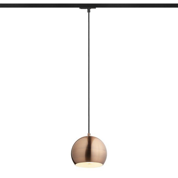 AGNETA pro jednookr. lištu závěsná česaná měď 230V E27 40W - RED - DESIGN RENDL
