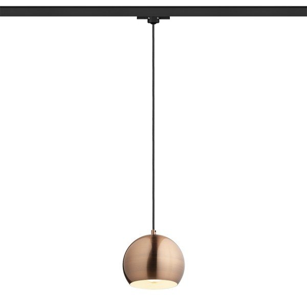 AGNETA pro tříokr. lištu závěsná česaná měď 230V E27 40W - RED - DESIGN RENDL