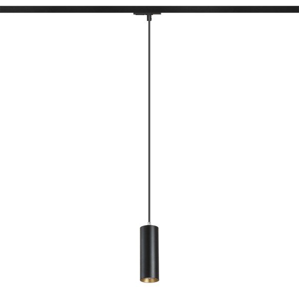 MAVRO pro jednookr. lištu závěsná černá/zlatá 230V LED 12W 38° 3000K - RED - DESIGN RENDL