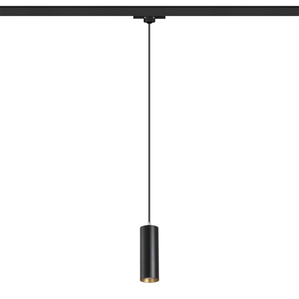 MAVRO pro tříokr. lištu závěsná černá/zlatá 230V LED 12W 38° 3000K - RED - DESIGN RENDL