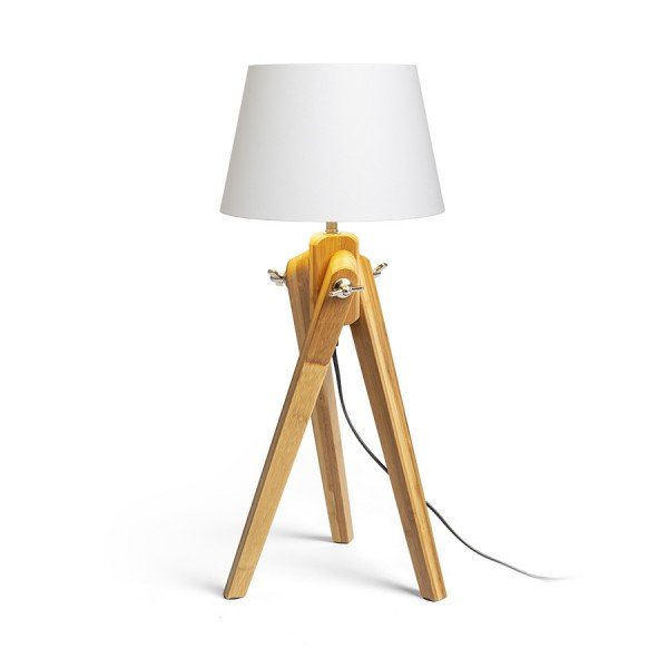 AMBITUS/ALVIS 24 stolní krémově bílá bambus 230V E27 7W - RED - DESIGN RENDL