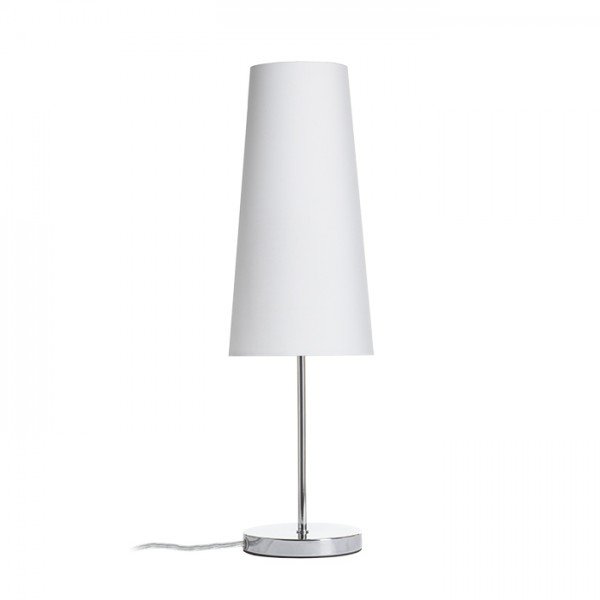 NYC/CONNY 15/30 stolní Polycotton bílá/chrom 230V E27 7W - RED - DESIGN RENDL