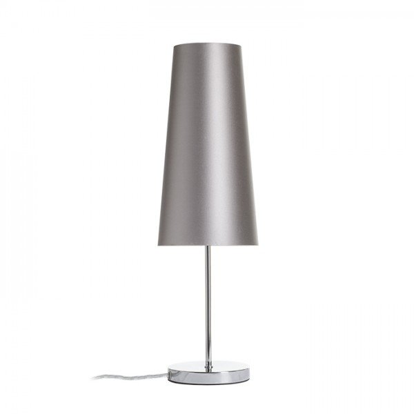 NYC/CONNY 15/30 stolní Monaco holubí šeď/stříbrné PVC/chrom 230V E27 7W - RED - DESIGN RENDL