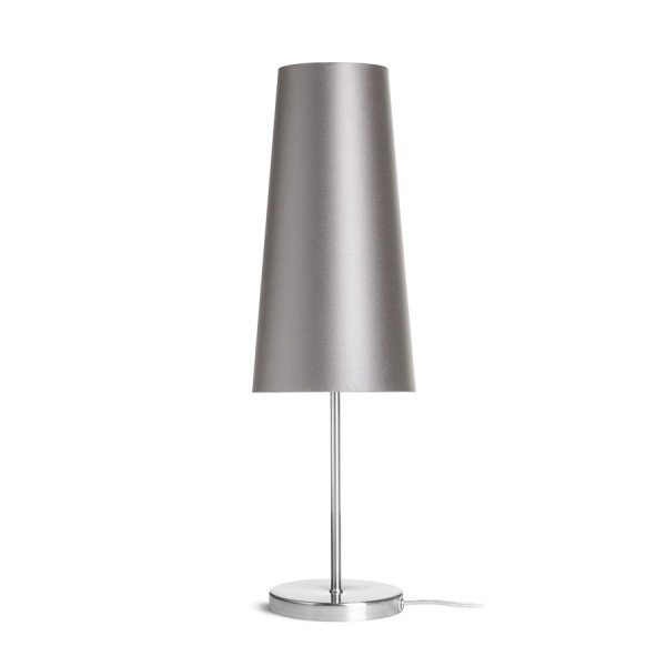 NYC/CONNY 15/30 stolní Monaco holubí šeď/stříbrné PVC/nikl 230V E27 7W - RED - DESIGN RENDL