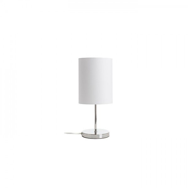 NYC/RON 15/20 stolní Polycotton bílá/chrom 230V E27 7W - RED - DESIGN RENDL