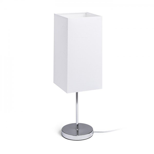 NYC/TEMPO 15/30 stolní Polycotton bílá/chrom 230V E27 7W - RED - DESIGN RENDL