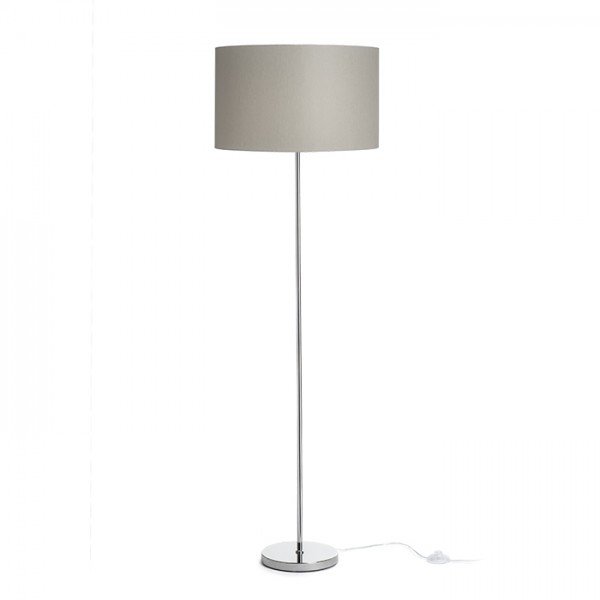 NYC/RON 40/25 stojanová Chintz světle šedá/chrom 230V E27 11W - RED - DESIGN RENDL