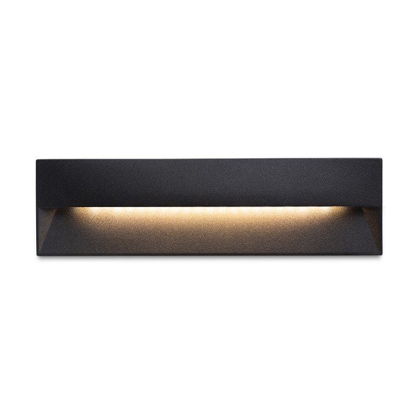 REP 18 zápustná černá  230V LED 6W 90° IP65  3000K - RED - DESIGN RENDL