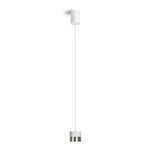JUNIPER závěsná stahovatelná bílá chrom 230V LED 15W 30°  3000K - RED - DESIGN RENDL