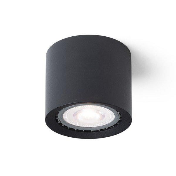 KAYAL stropní černá 230V GU10 9W - RED - DESIGN RENDL
