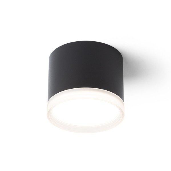 Levně MEMA stropní černá satinovaný akryl 230V LED GX53 7W - RED - DESIGN RENDL