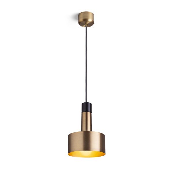 DIVINA závěsná mosaz/dekor černý mramor 230V E27 5W - RED - DESIGN RENDL
