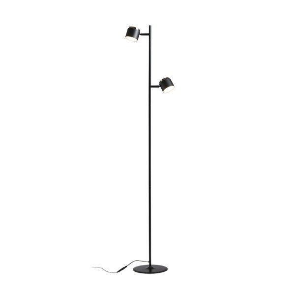 NOVA II stojanová černá chrom/mléčný akryl 230V LED 2x3.5W 3000K - RED - DESIGN RENDL