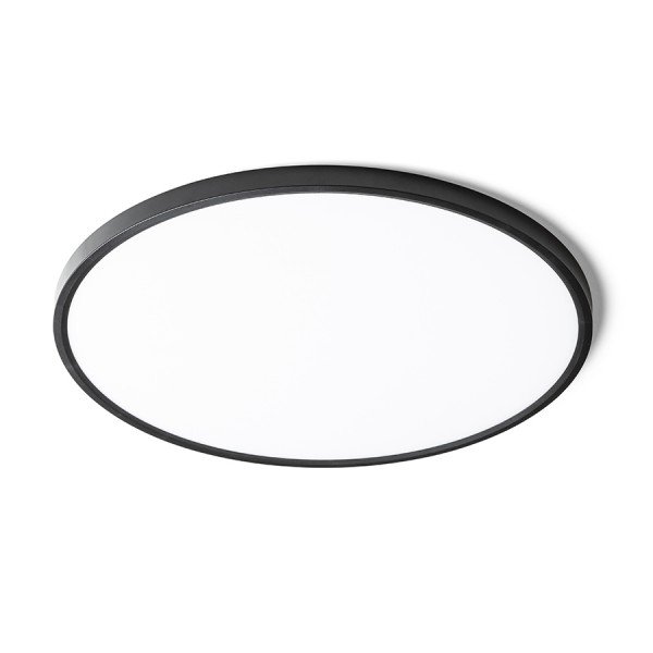 LANA 60 přisazená černá plast 230V LED 50W  3000K 4000K 6000K - RED - DESIGN RENDL
