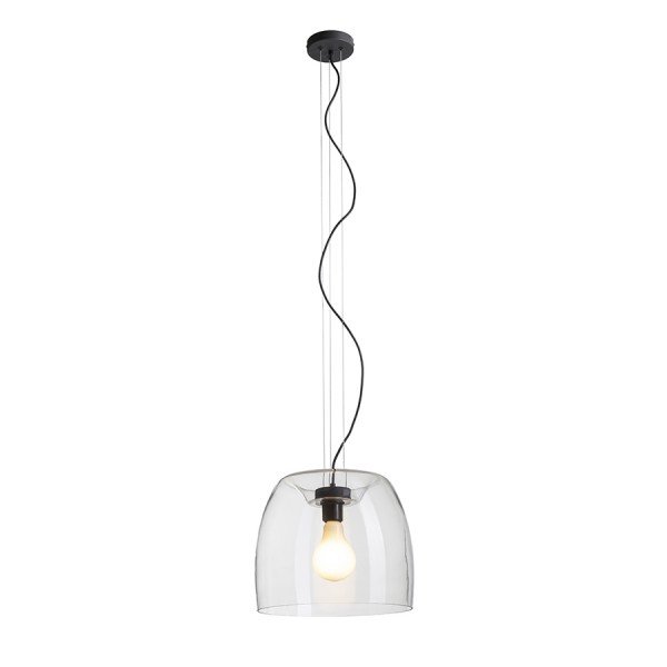 ORLANDO 35 závěsná čiré sklo/černá 230V E27 24W - RED - DESIGN RENDL