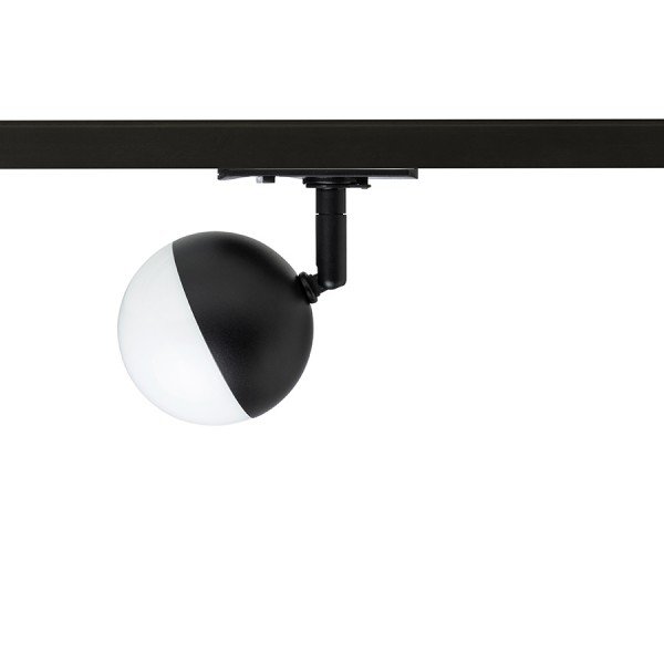 LYRA pro jednookr. lištu černá mléčný akryl 230V LED 5W 3000K - RED - DESIGN RENDL