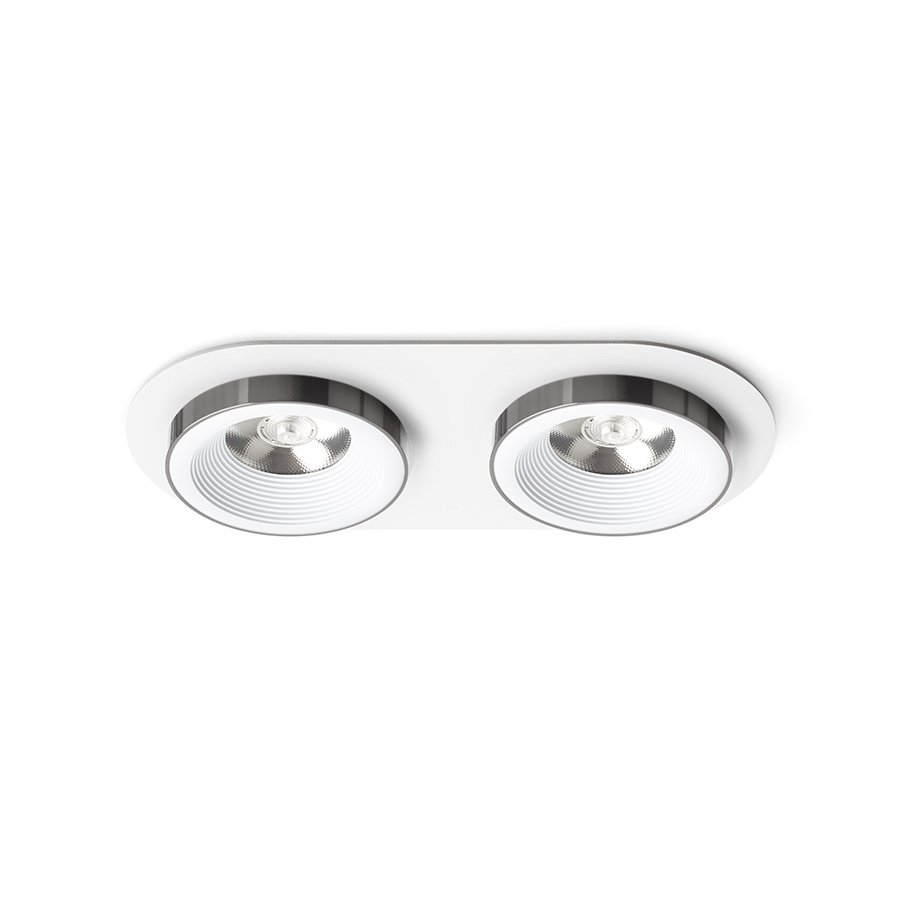 SHARM LED vestavné světlo, sady bílá černý chrom - RED - DESIGN RENDL