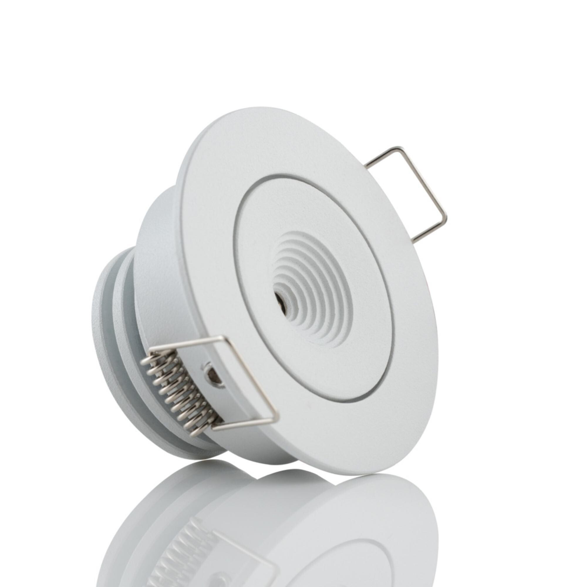 Levně TLG Zápustné LED svítidlo MINIONE TILT, ø 5 cm, IP44 Barva: Bílá
